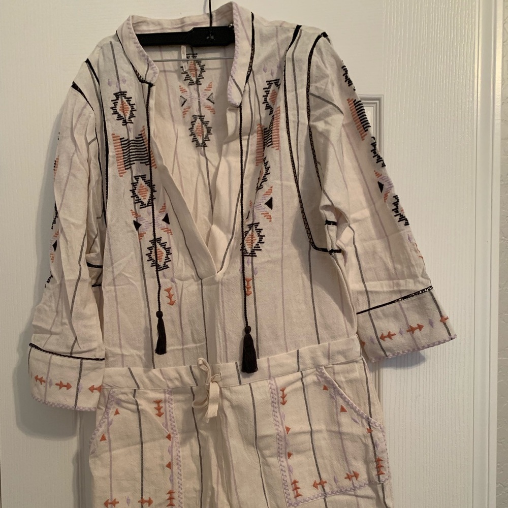 Only Worn Once - Aztec Free People Romper